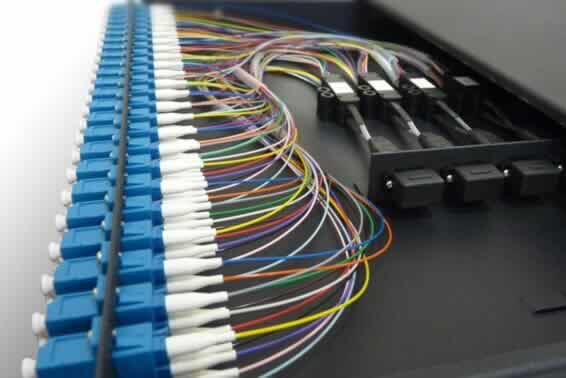 Panel de fibra óptica